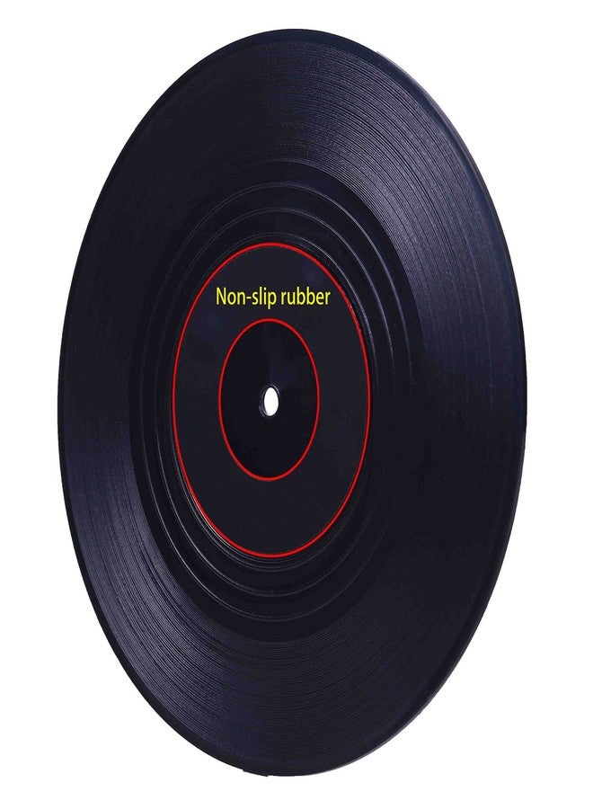 Ankzon Coasters for Drinks with Gift Box - Set of 6 Colorful Retro Vinyl Record Disk Coasters with Funny Labels-Prevent Furniture from Dirty and Scratched-4.2 Inch - Image 5